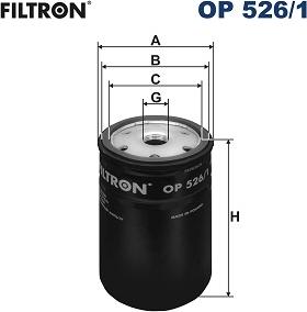 Filtron OP526/1 - Масляный фильтр mashina-shop.ru