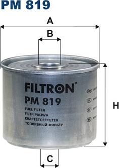 Filtron PM819 - Топливный фильтр mashina-shop.ru