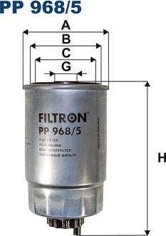 Filtron PP968/5 - Топливный фильтр mashina-shop.ru