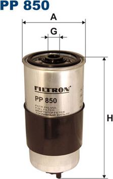 Filtron PP850 - Топливный фильтр mashina-shop.ru