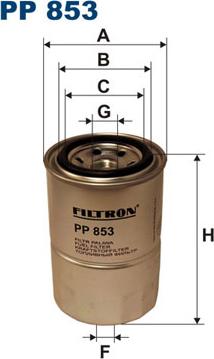 Filtron PP853 - Топливный фильтр mashina-shop.ru