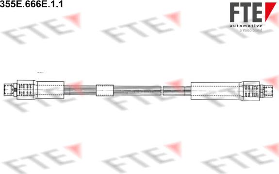 FTE 355E.666E.1.1 - Тормозной шланг mashina-shop.ru