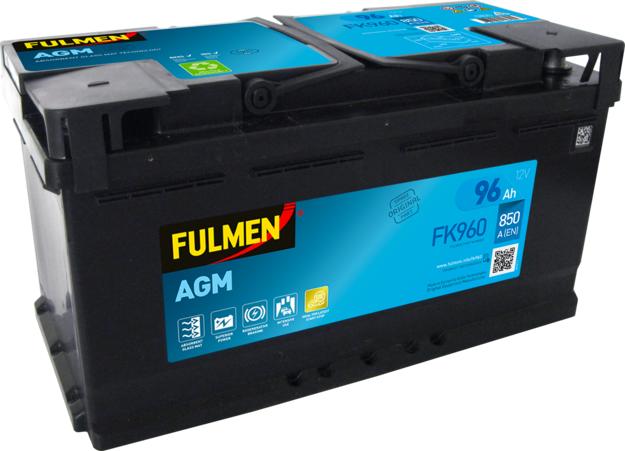 Fulmen FK960 - Стартерная аккумуляторная батарея, АКБ mashina-shop.ru