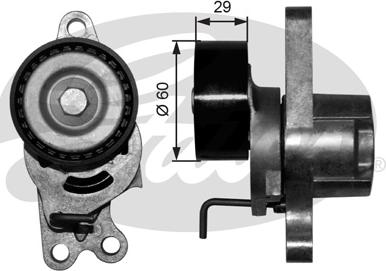 GATES-SEA T39055 - Натяжитель, поликлиновый ремень mashina-shop.ru