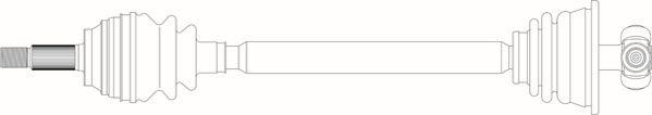 General Ricambi RE3172 - Приводной вал mashina-shop.ru
