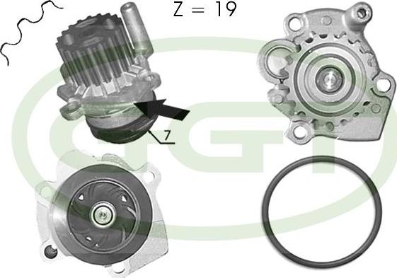 GGT PA10825 - Водяной насос mashina-shop.ru