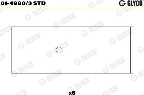 Glyco 01-4980/3 STD - Шатунный подшипник mashina-shop.ru