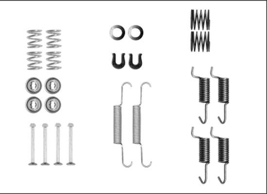 HELLA 8DZ 355 205-941 - Комплектующие, стояночная тормозная система mashina-shop.ru