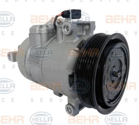 HELLA 8FK 351 114-721 - Компрессор кондиционера mashina-shop.ru