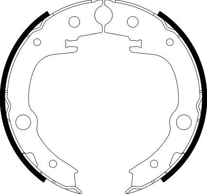 HELLA PAGID 8DA 355 050-651 - Комплект тормозов, ручник, парковка mashina-shop.ru