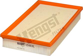 Hengst Filter E463L - Воздушный фильтр, двигатель mashina-shop.ru