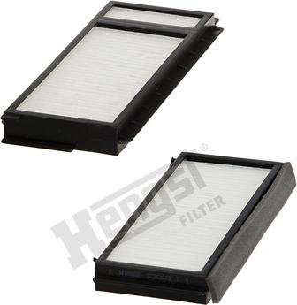 Hengst Filter E2970LI-2 - Фильтр воздуха в салоне mashina-shop.ru