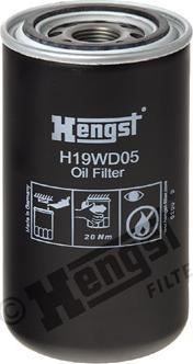 Hengst Filter H19WD05 - Гидрофильтр, автоматическая коробка передач mashina-shop.ru