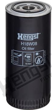 Hengst Filter H18W08 - Масляный фильтр mashina-shop.ru