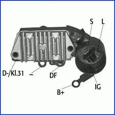 HITACHI 132975 - Регулятор напряжения, генератор mashina-shop.ru