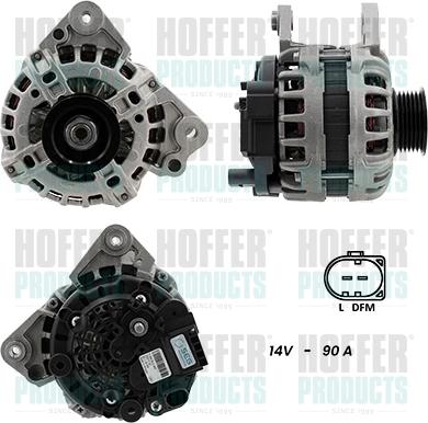 Hoffer H55101384G - Генератор mashina-shop.ru