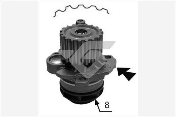 Hutchinson WP79 - Водяной насос mashina-shop.ru