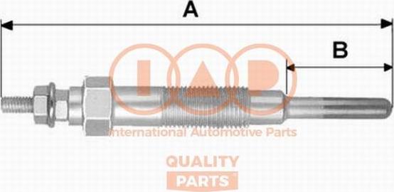 IAP QUALITY PARTS 810-16097 - Свеча накаливания mashina-shop.ru