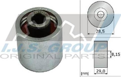 IJS GROUP 93-1999 - Направляющий ролик, зубчатый ремень ГРМ mashina-shop.ru