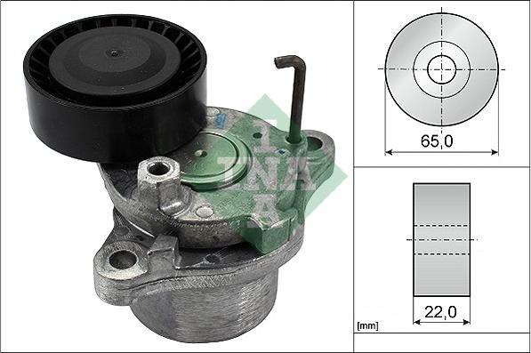 INA 534 0423 10 - Натяжитель, поликлиновый ремень mashina-shop.ru