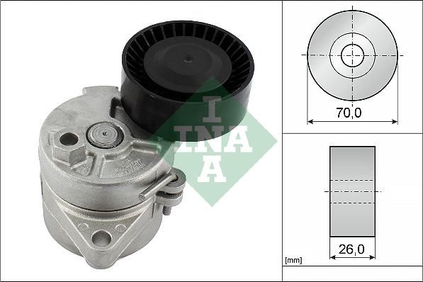 INA 534 0104 10 - Натяжитель, поликлиновый ремень mashina-shop.ru