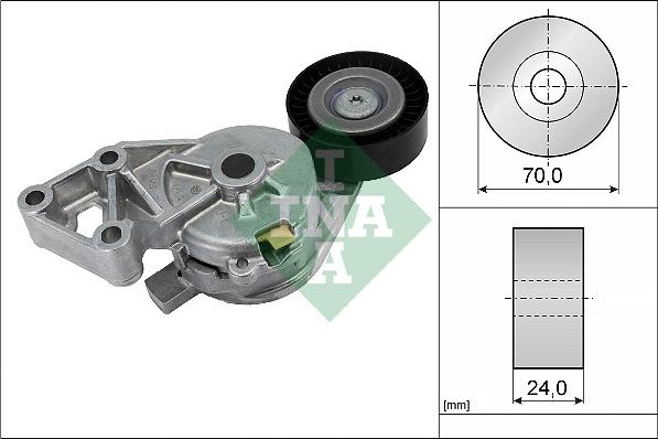 INA 534 0132 30 - Натяжитель, поликлиновый ремень mashina-shop.ru