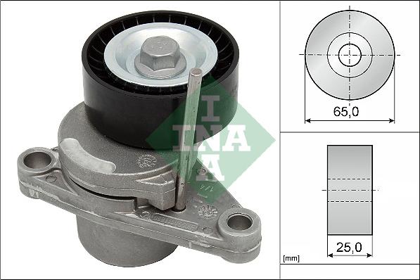 INA 534 0250 10 - Натяжитель, поликлиновый ремень mashina-shop.ru