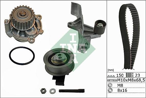 INA 530 0546 31 - Водяной насос + комплект зубчатого ремня ГРМ mashina-shop.ru