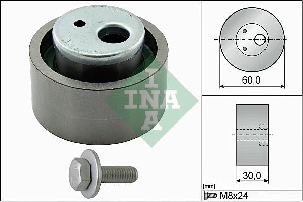 INA 531 0780 10 - Натяжной ролик, зубчатый ремень ГРМ mashina-shop.ru