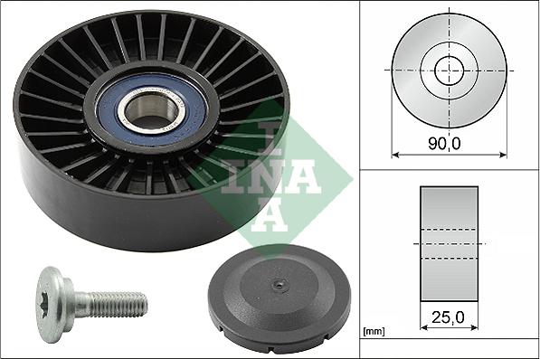 INA 532 0138 10 - Ролик, поликлиновый ремень mashina-shop.ru