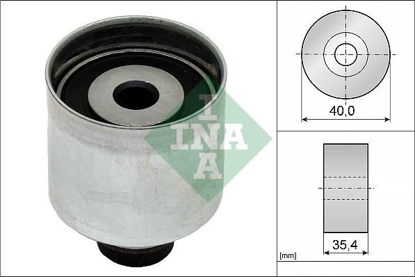 INA 532 0349 10 - Направляющий ролик, зубчатый ремень ГРМ mashina-shop.ru