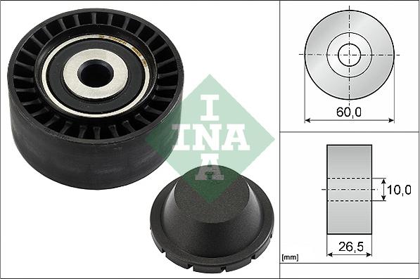 INA 532 0331 10 - Ролик, поликлиновый ремень mashina-shop.ru