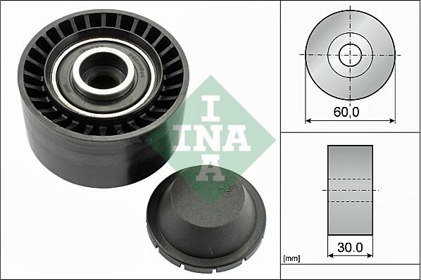 INA 532 0320 10 - Ролик, поликлиновый ремень mashina-shop.ru