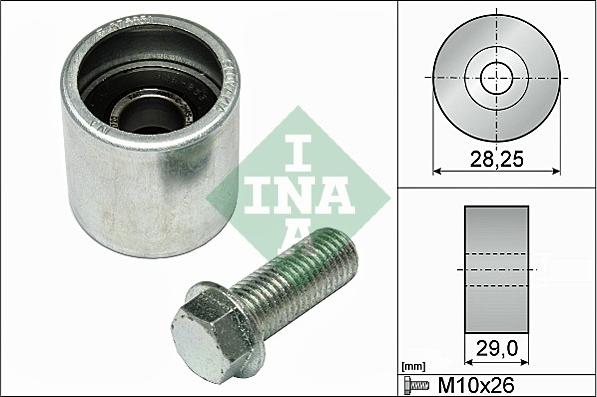 INA 532 0714 10 - Направляющий ролик, зубчатый ремень ГРМ mashina-shop.ru