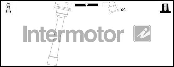 INTERMOTOR 73695 - Комплект проводов зажигания mashina-shop.ru