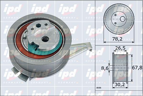 IPD 15-4071 - Натяжной ролик, зубчатый ремень ГРМ mashina-shop.ru