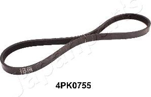 Japanparts DV-4PK0755 - Поликлиновой ремень mashina-shop.ru