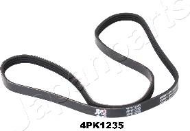 Japanparts DV-4PK1235 - Поликлиновой ремень mashina-shop.ru