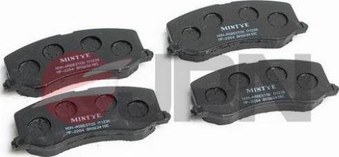 JPN 10H8008-JPN - Тормозные колодки, дисковые, комплект mashina-shop.ru