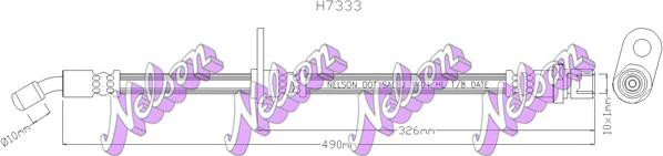 Kawe H7333 - Тормозной шланг mashina-shop.ru