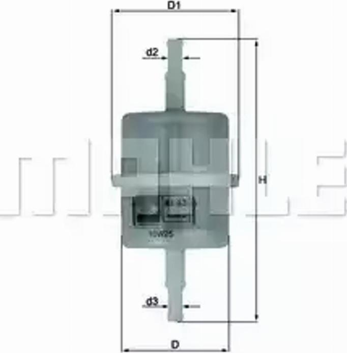 KNECHT KL 63 OF - Топливный фильтр mashina-shop.ru