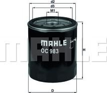 KNECHT OC 983 - Масляный фильтр mashina-shop.ru