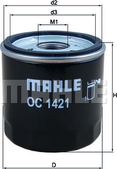 KNECHT OC 1421 - Масляный фильтр mashina-shop.ru