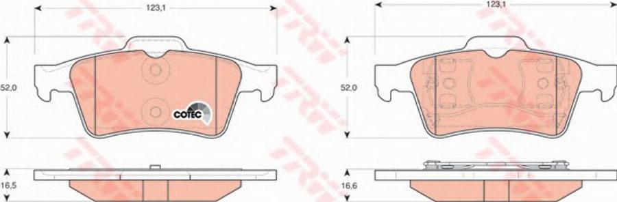 Konstein 5610031 - Тормозные колодки, дисковые, комплект mashina-shop.ru