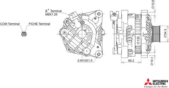 KUTNAK AUTOMOTIVE 722382/M - Генератор mashina-shop.ru