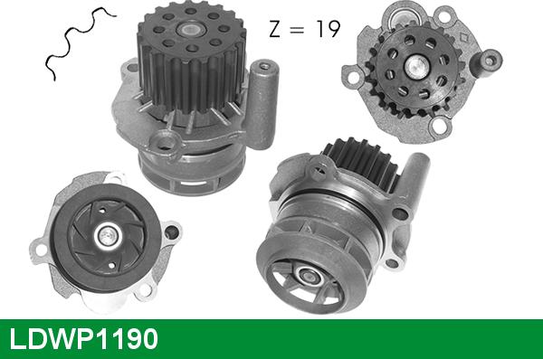 LUCAS LDWP1190 - Водяной насос mashina-shop.ru