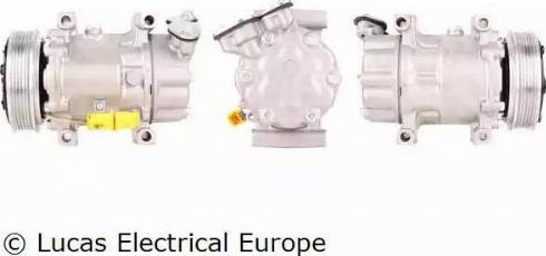 Lucas Electrical ACP144 - Компрессор кондиционера mashina-shop.ru