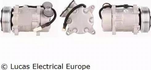 Lucas Electrical ACP143 - Компрессор кондиционера mashina-shop.ru