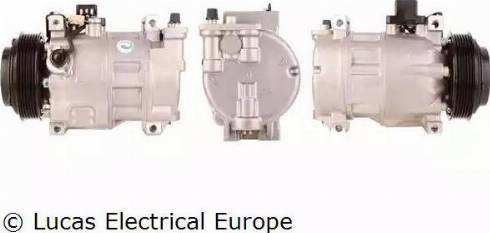 Lucas Electrical ACP157 - Компрессор кондиционера mashina-shop.ru