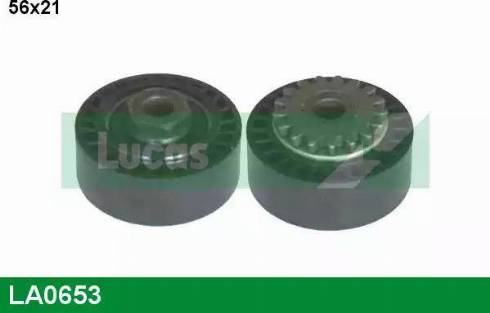 Lucas Engine Drive LA0653 - Ролик, поликлиновый ремень mashina-shop.ru